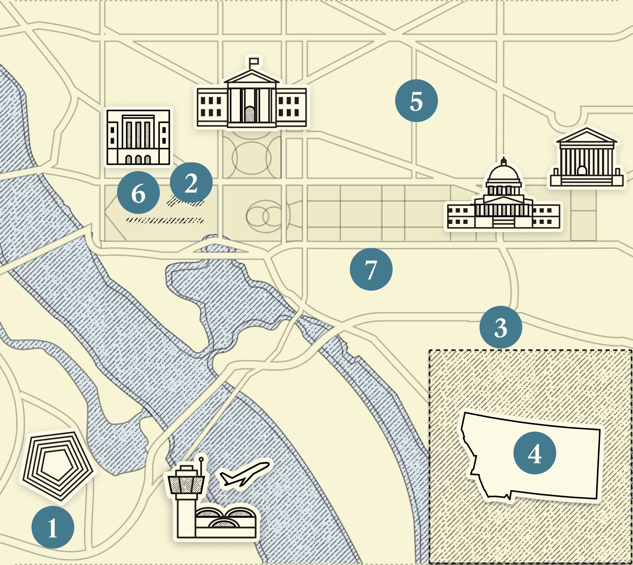 Map of Washington, DC