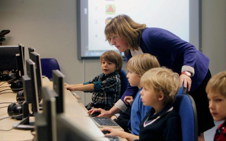 A classroom in Tallinn.