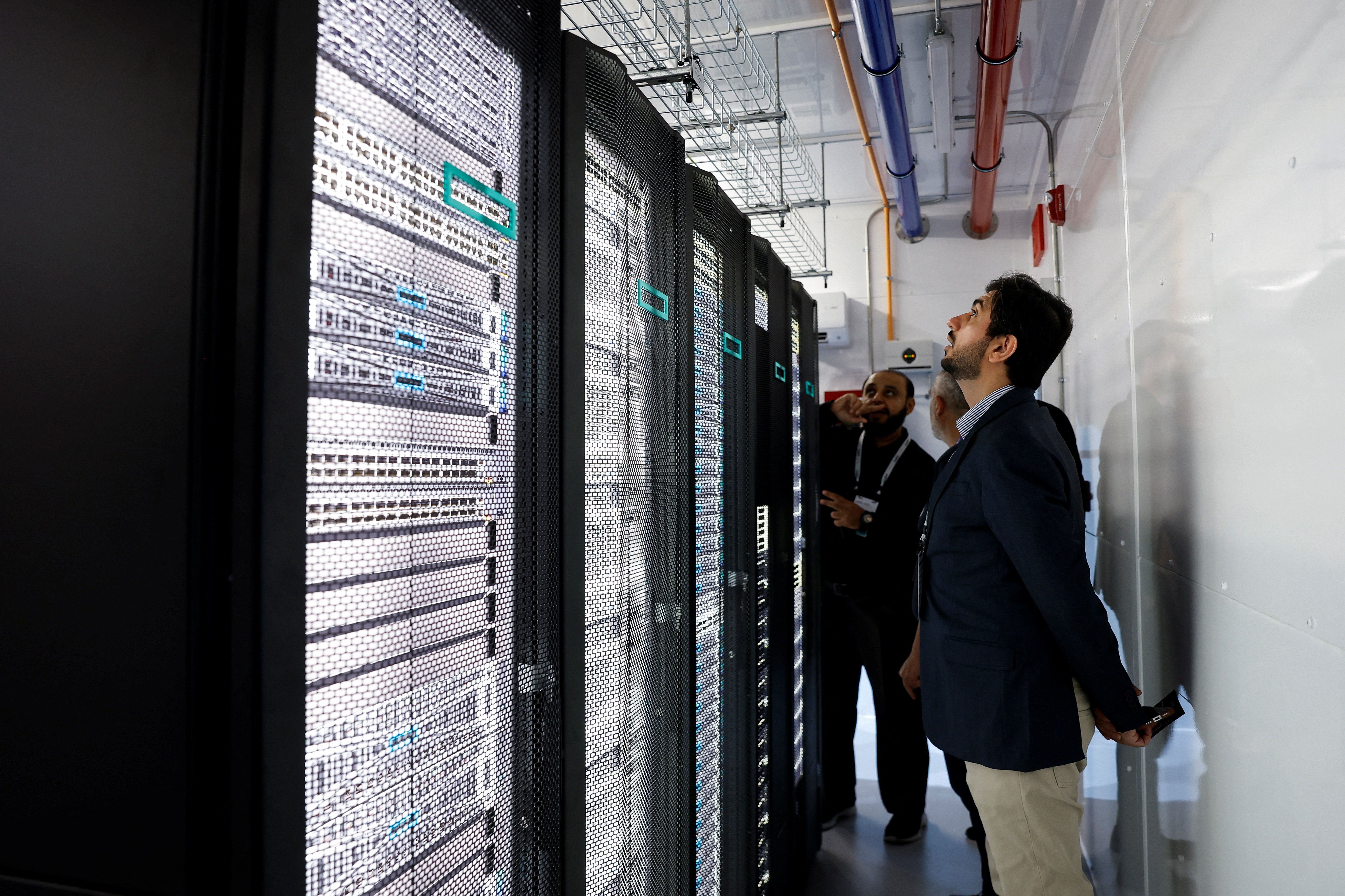 A data center in Las Vegas. 