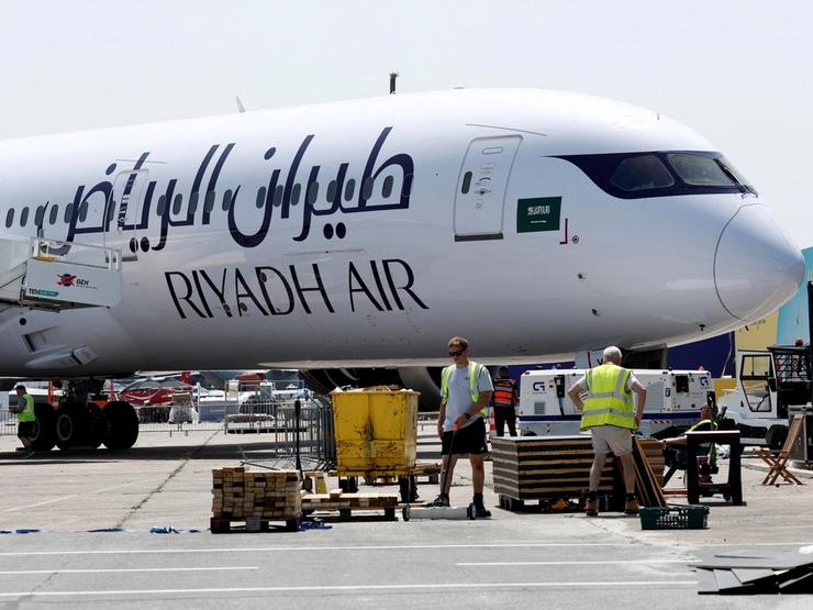 A Riyadh air plane.