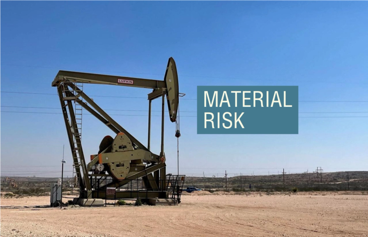 An oil pumpjack is pictured in the Permian basin, Loco Hills regions, New Mexico, U.S.
