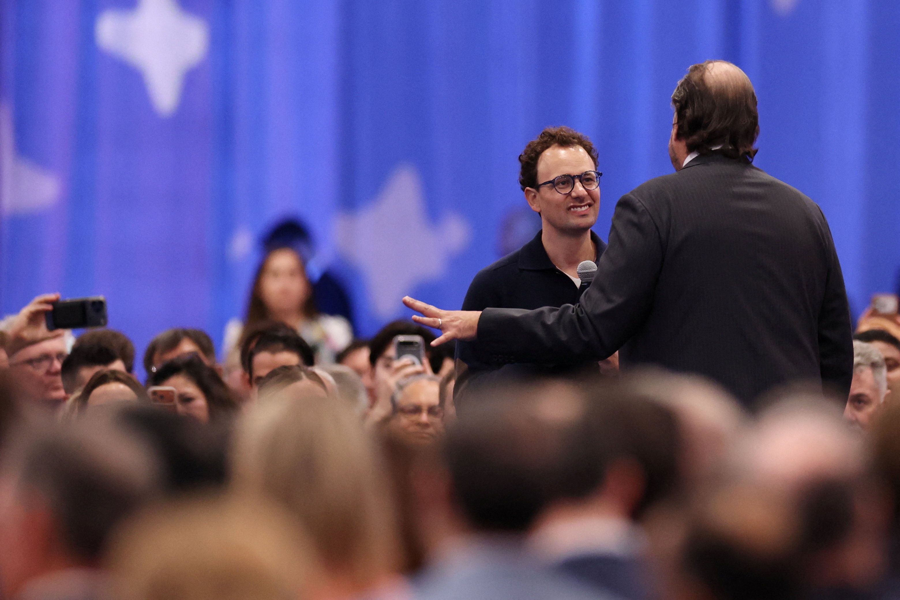 Anthropic CEO Dario Amodei and Salesforce CEO Marc Benioff