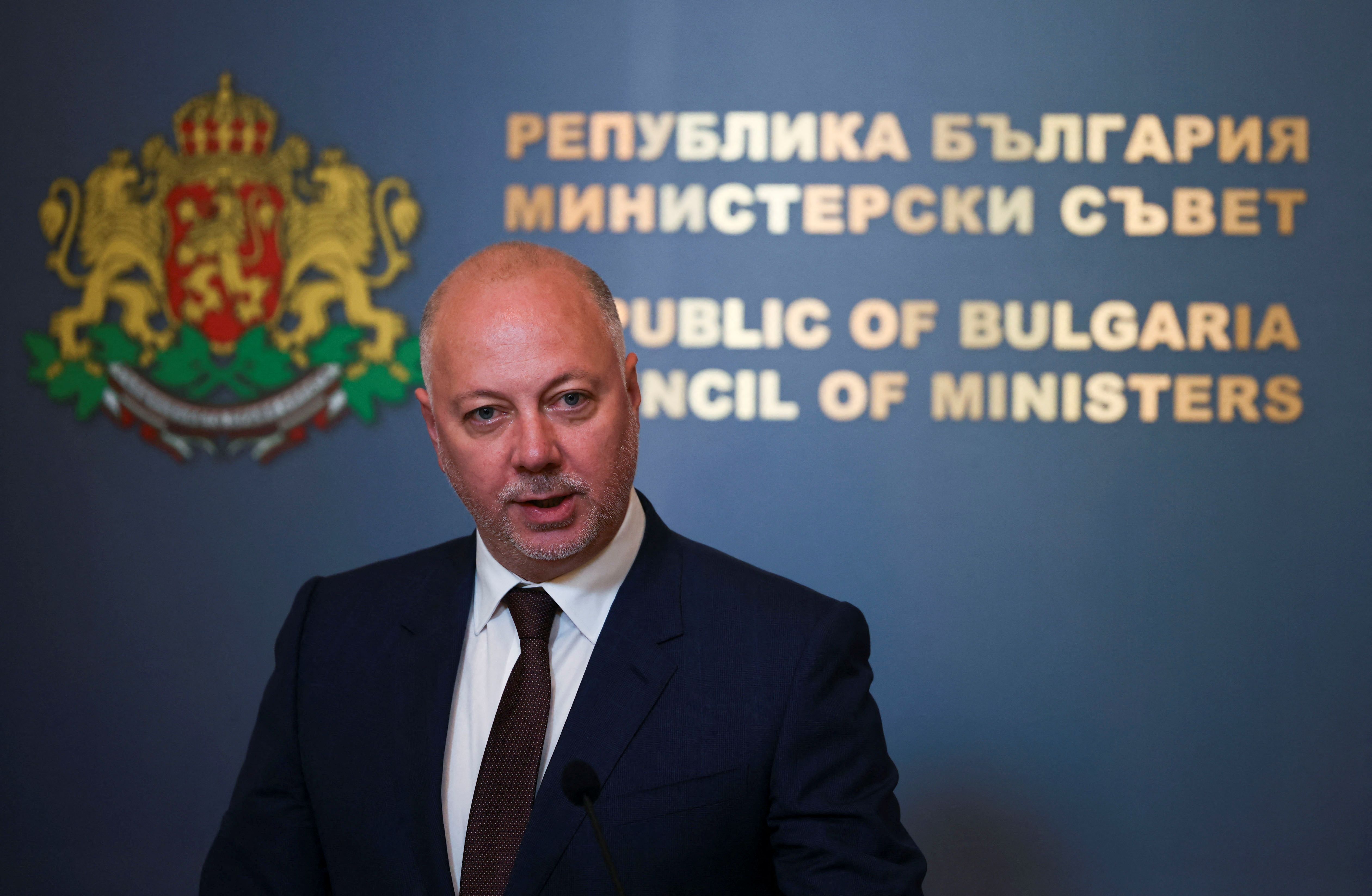 Bulgarian Prime Minister Rosen Zhelyazkov.