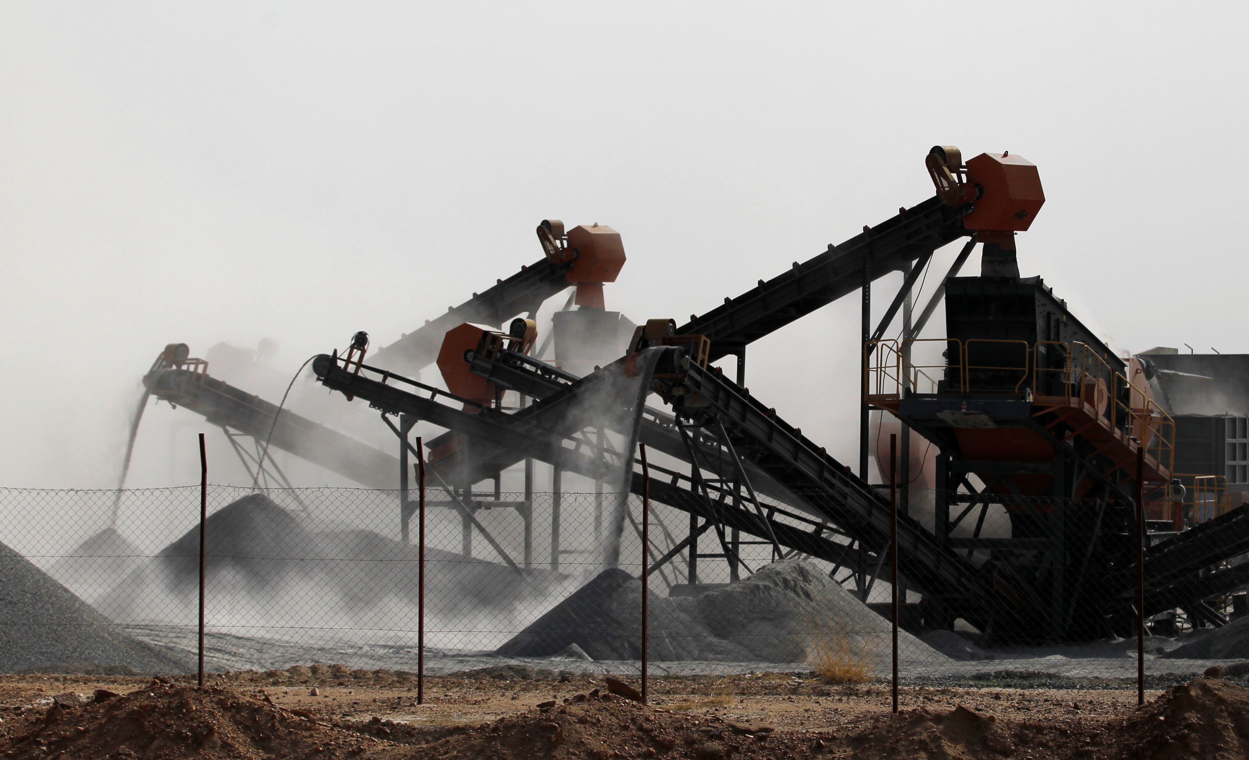 A granite plant in Nigeria.