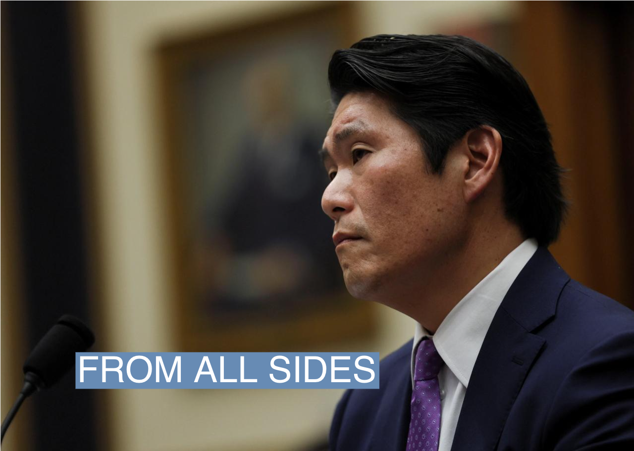 Special Counsel Robert Hur testifies before a House Judiciary Committee hearing on his inquiry into President Biden’s handling of classified documents on March 12, 2024.