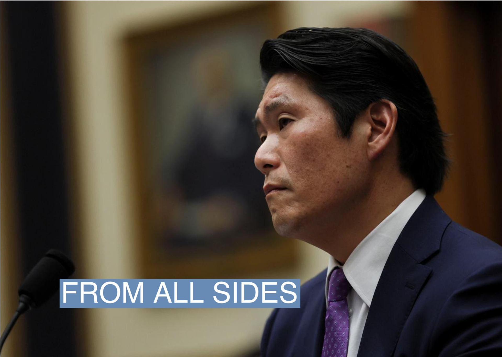 Special Counsel Robert Hur testifies before a House Judiciary Committee hearing on his inquiry into President Biden's handling of classified documents on March 12, 2024.