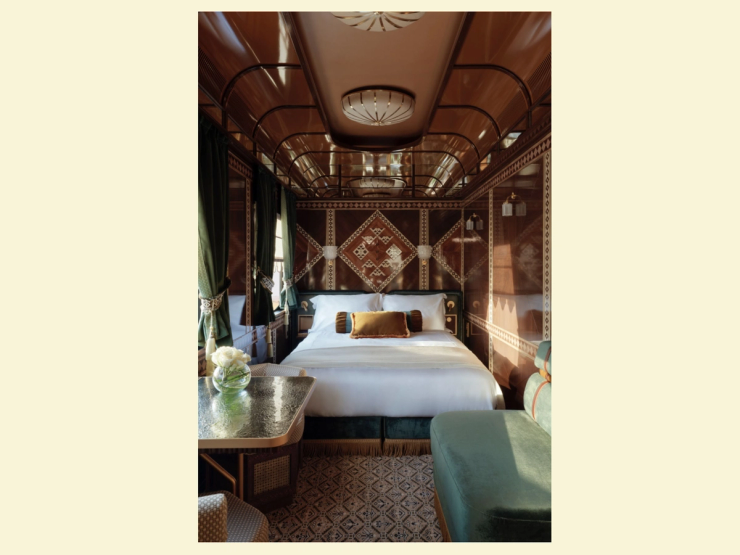 Photo of Dream of the Desert train guest room.