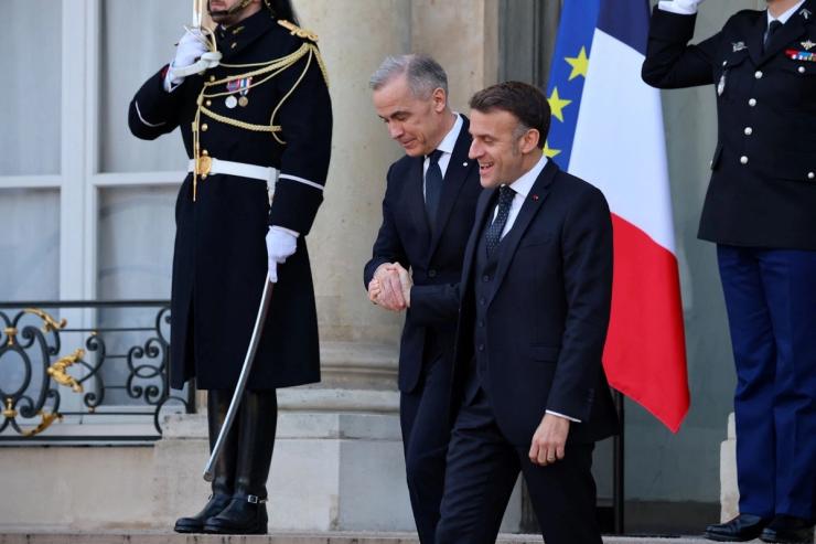 Canada’s and France’s leaders.