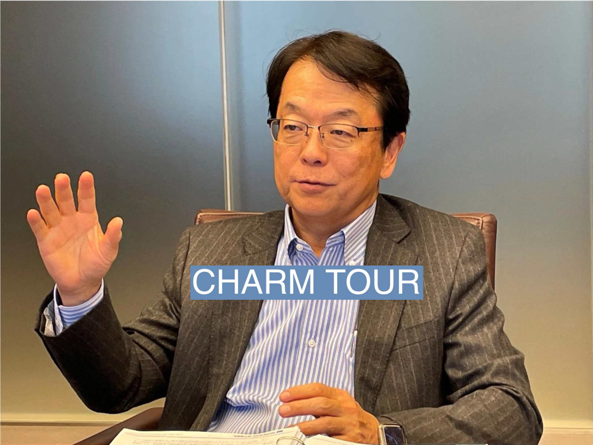 Takahiro Mori, Vice Chairman of Nippon Steel, speaks to Reuters in Tokyo 