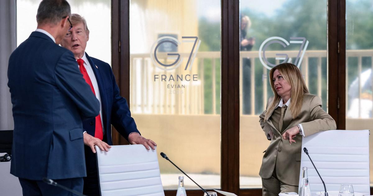 Italyâs Giorgia Meloni fires back at Trump over G7 photo claim