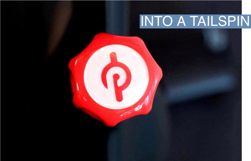 A Peloton logo is seen on an exercise bike after the ringing of the opening bell for the company’s IPO at the Nasdaq Market site in New York City, New York, U.S.