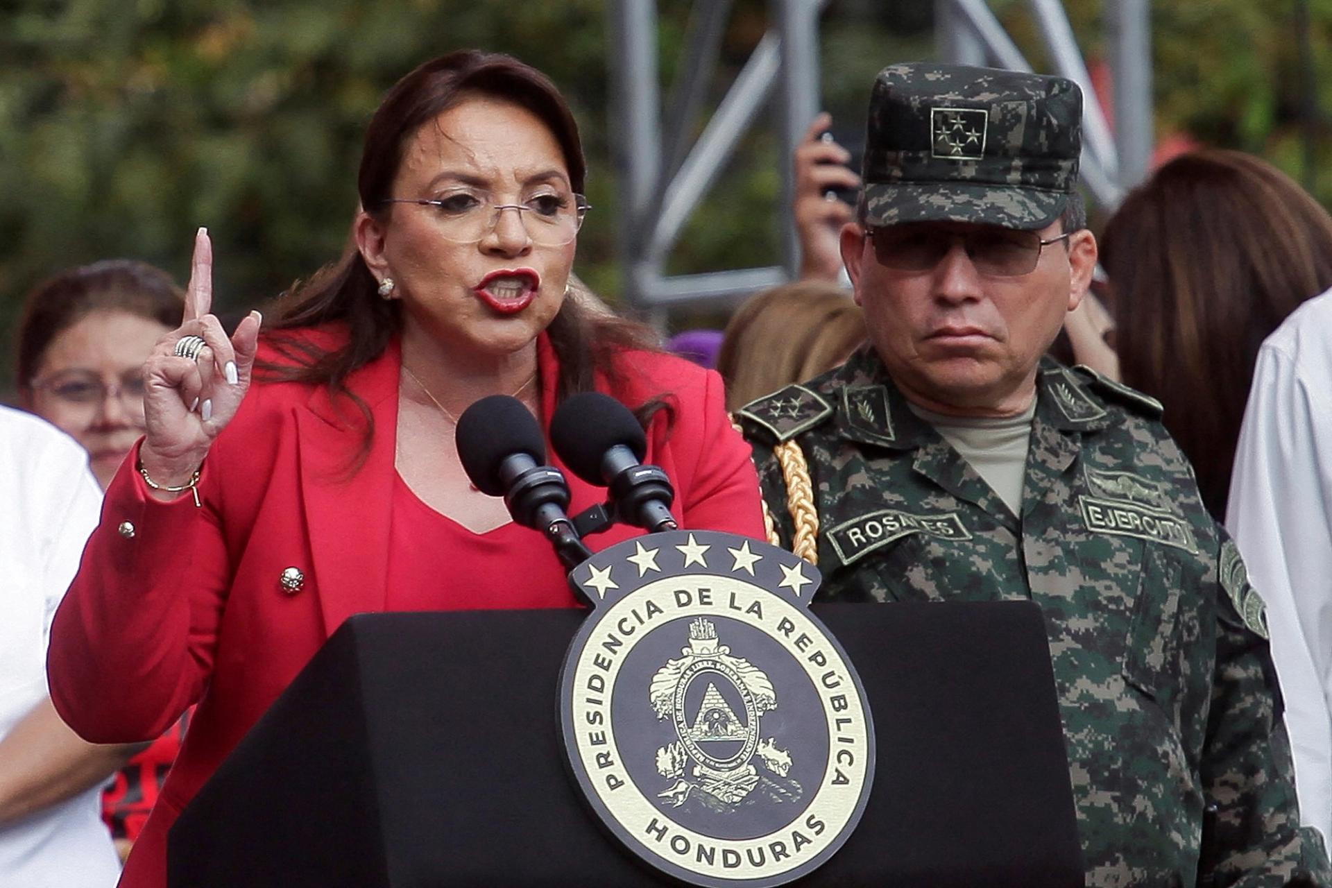 Honduras President Xiomara Castro.