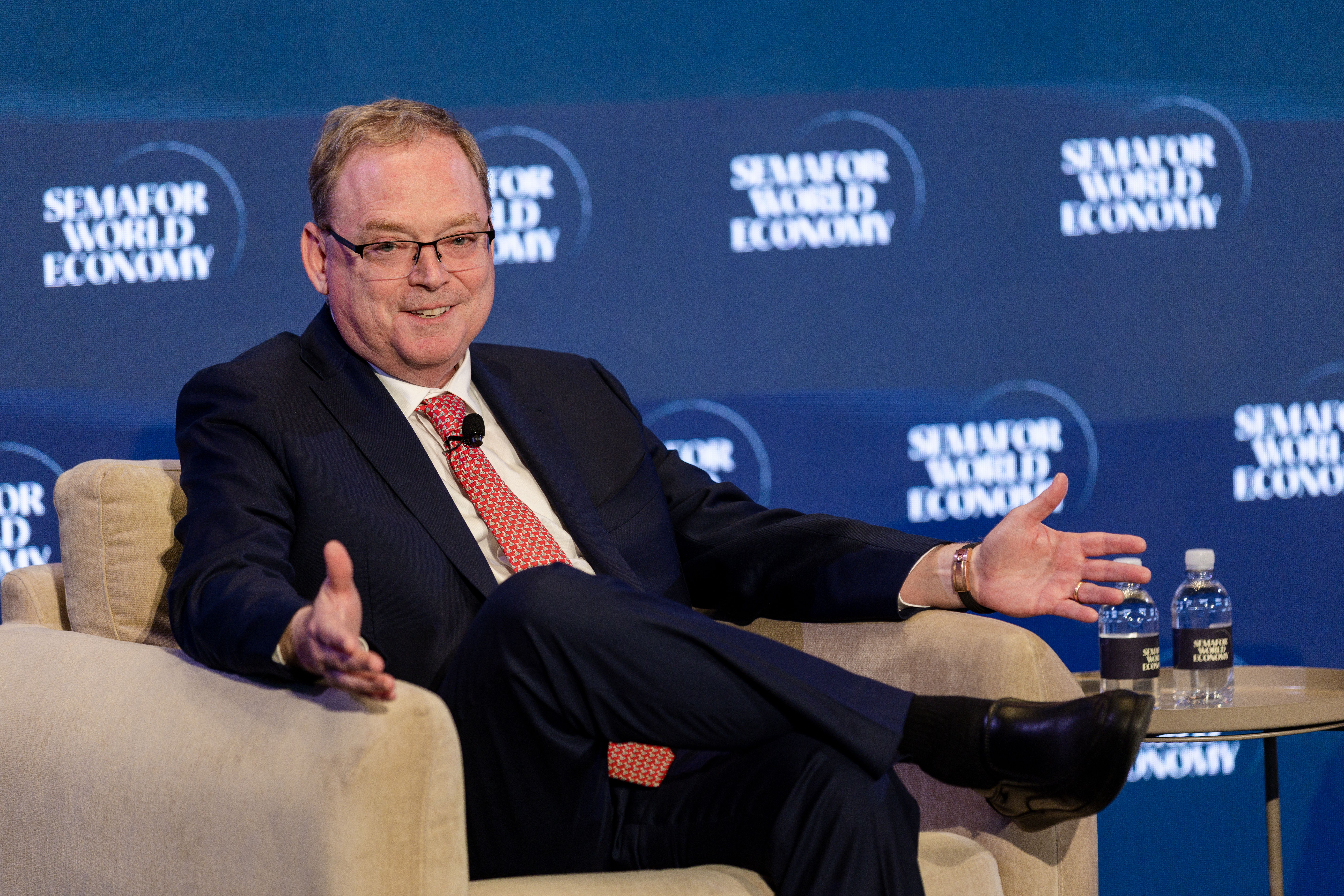 US National Economic Council Director Kevin Hassett at Semafor World Economy 2026.
