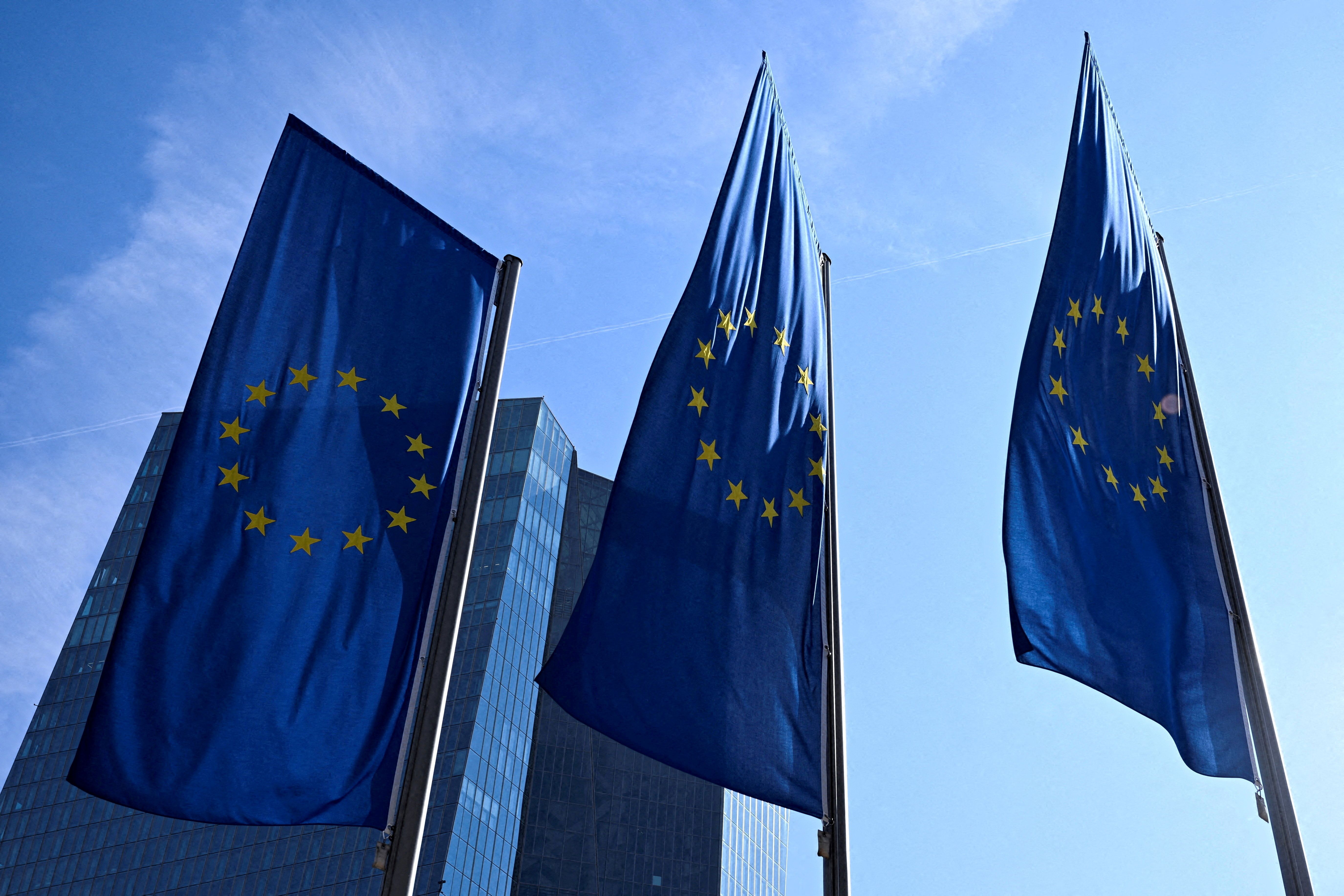 EU flag. 