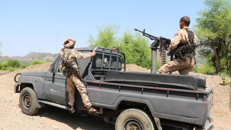 Saudi-backed Yemeni government forces