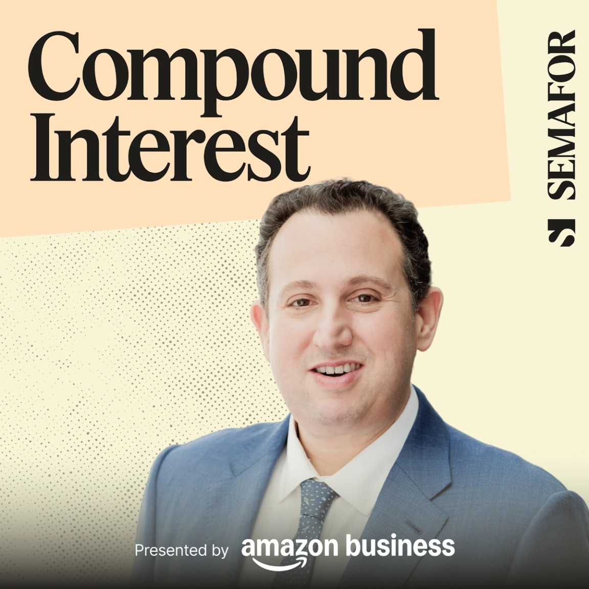 An image promoting Semafor’s Compound Interest podcast.