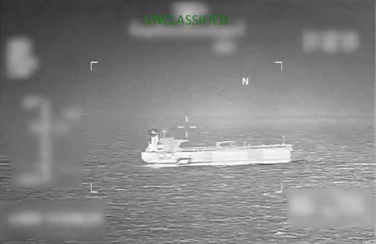 Footage from a video released by US Southern Command last week shows the Venezuela-linked tanker Veronica.