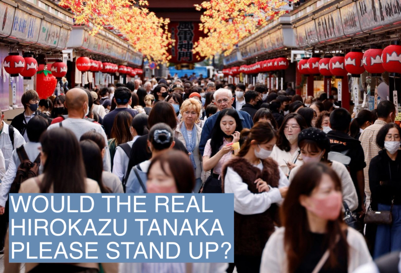 Visitors, including from abroad, stroll at Nakamise street leading to Senso-ji temple, at Asakusa district, a popular sightseeing spot in Tokyo, Japan, October 19, 2022.