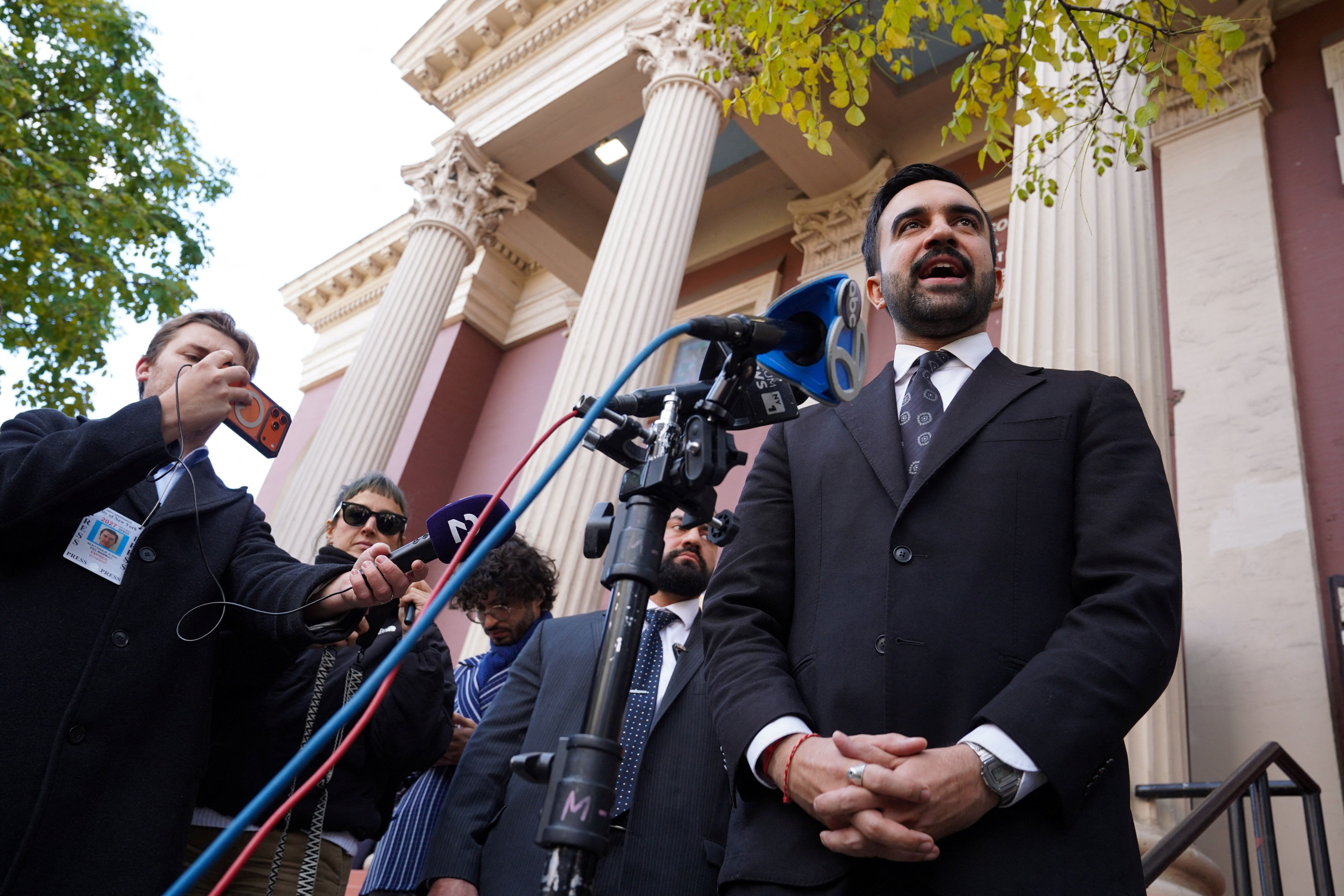 New York City mayoral candidate Zohran Mamdani