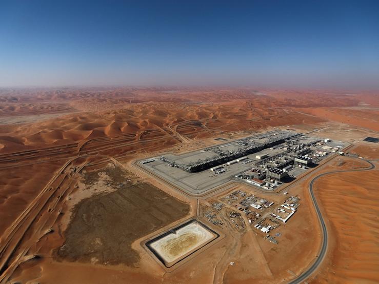 Aramco’s oil field in the Empty Quarter, Shaybah, Saudi Arabia.