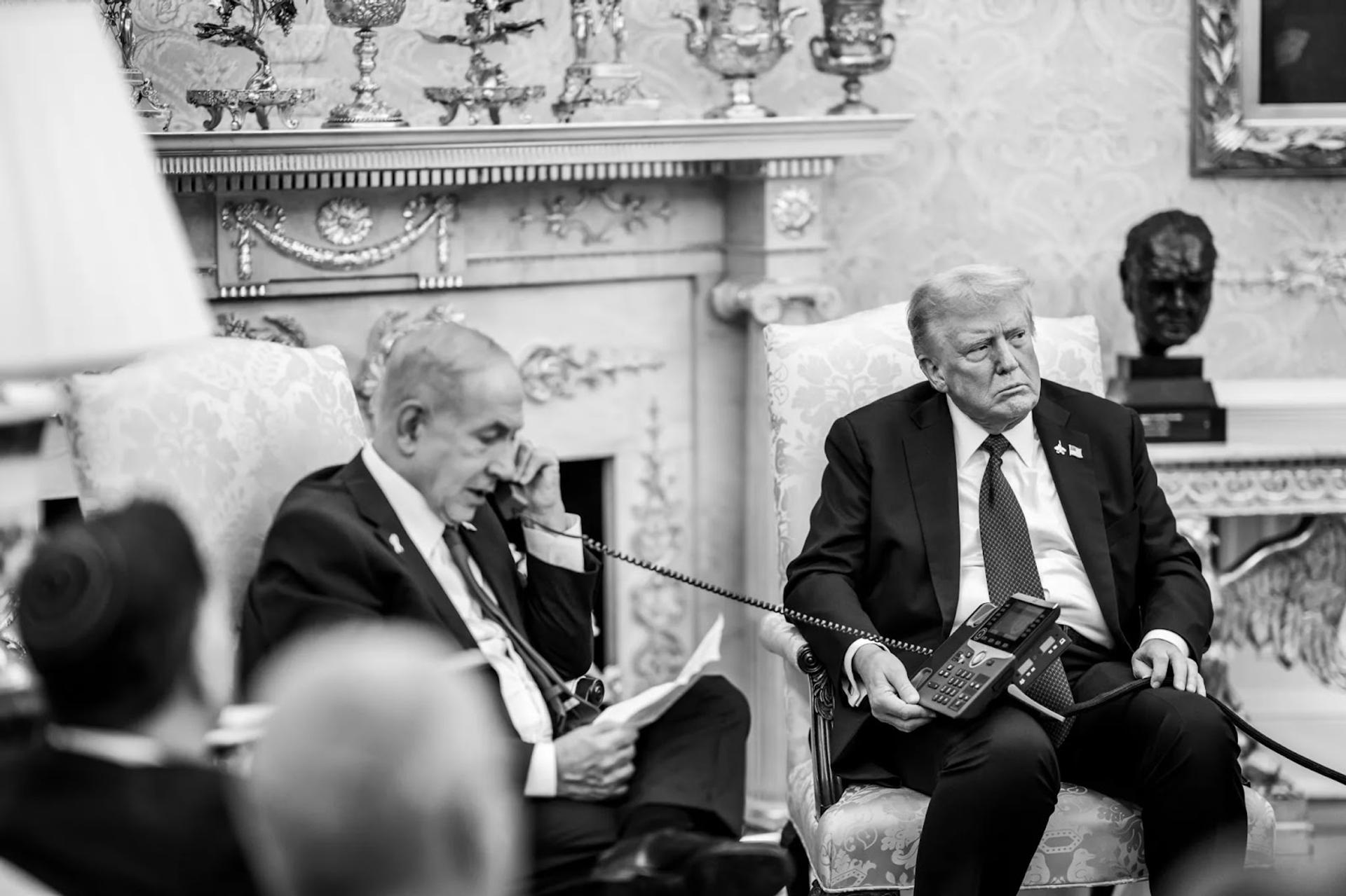 President Donald Trump and Israeli Prime Minister Benjamin Netanyahu.