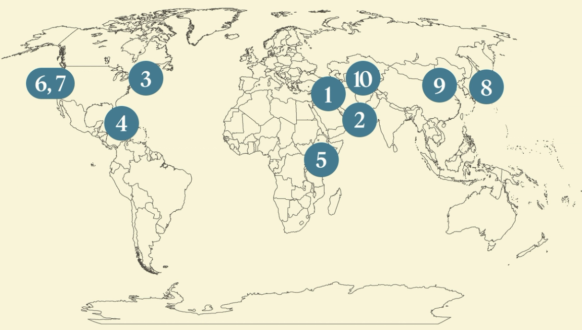 Semafor World Economy map graphic