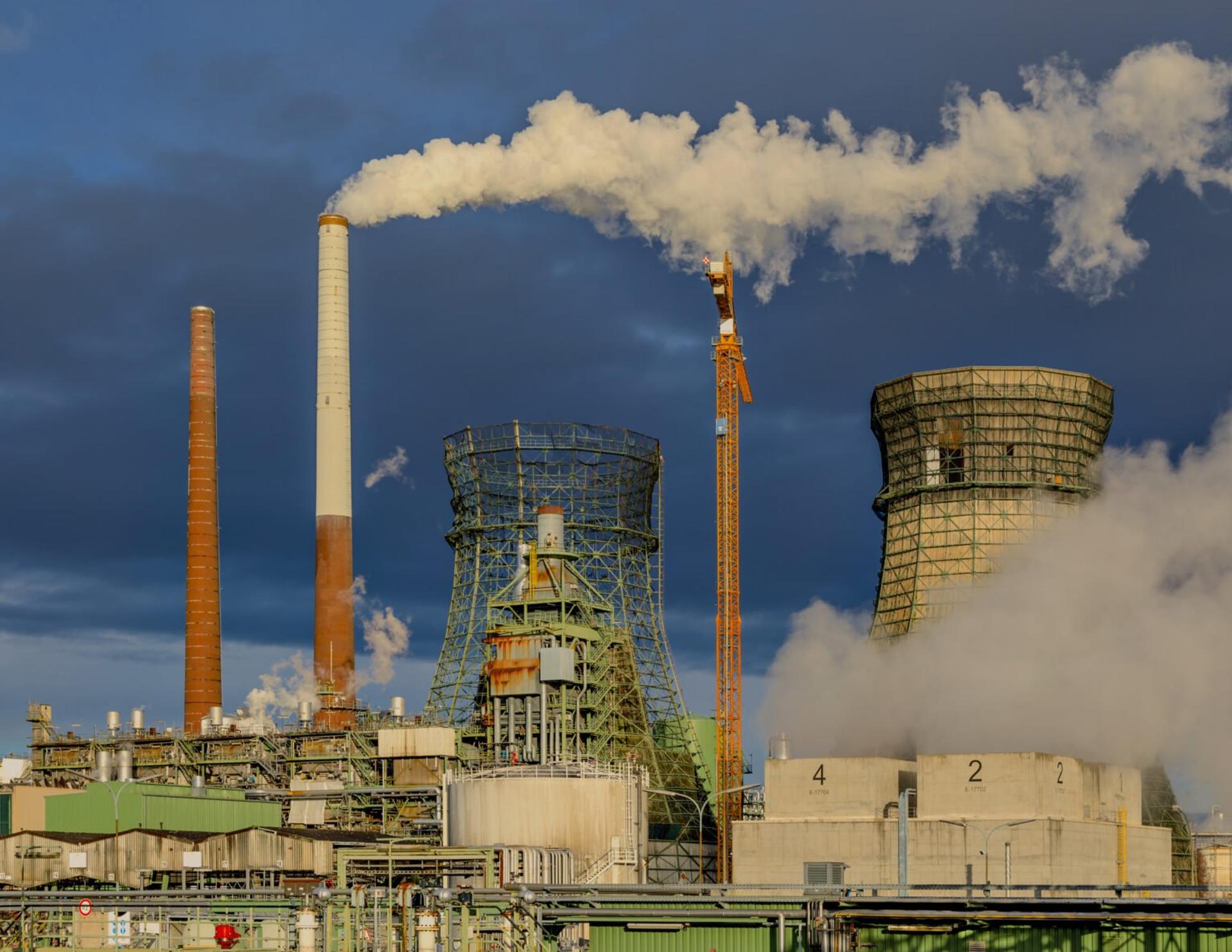 A coal plant. 