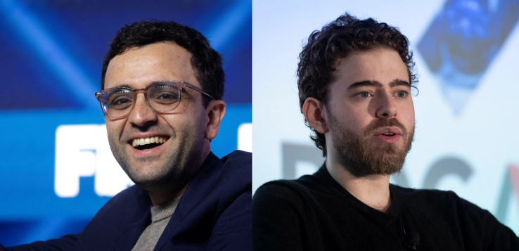 Kalshi CEO Tarek Mansour and Polymarket CEO Shayne Coplan