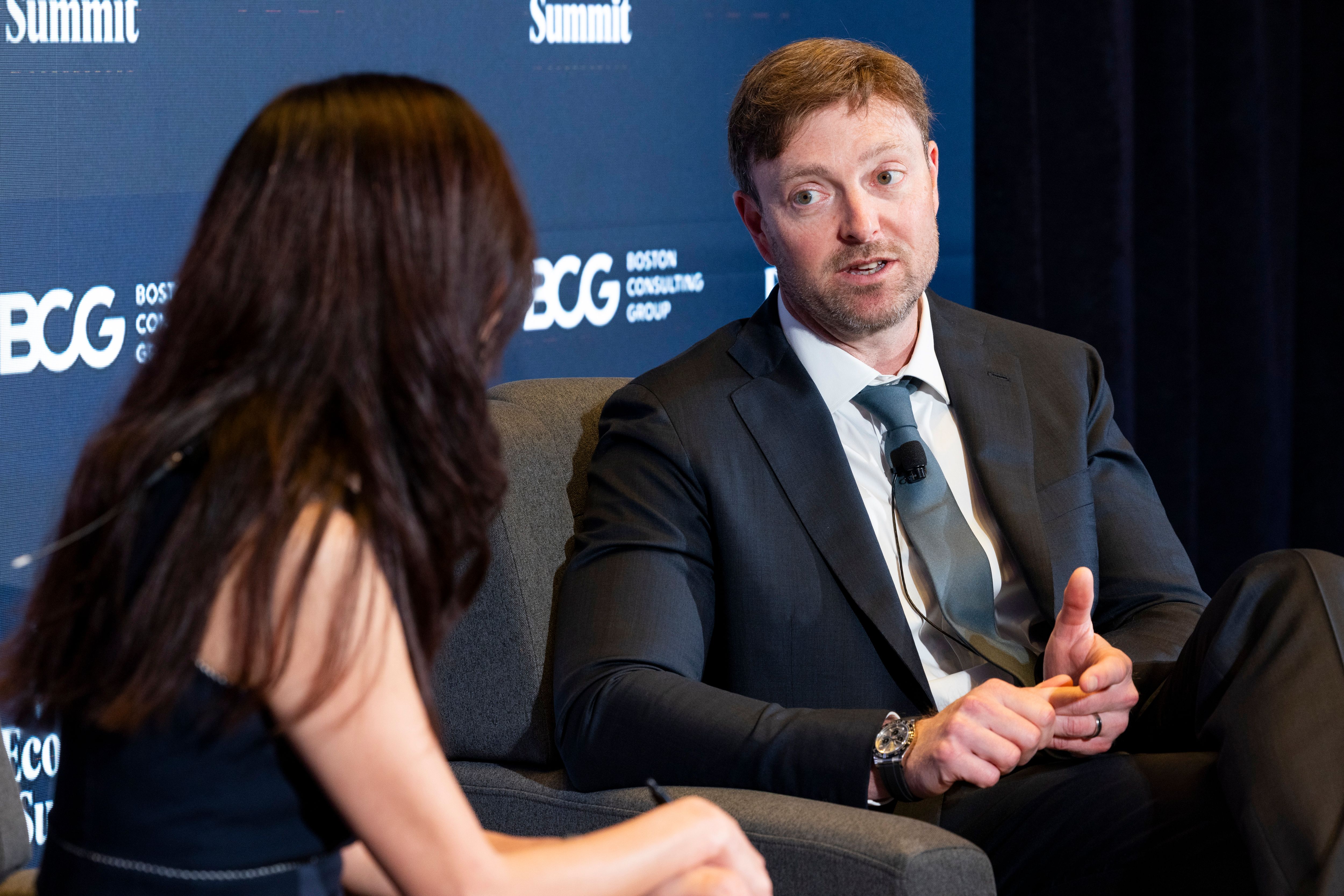 Paypal CEO Alex Chriss speaking at Semafor’s World Economy Summit.