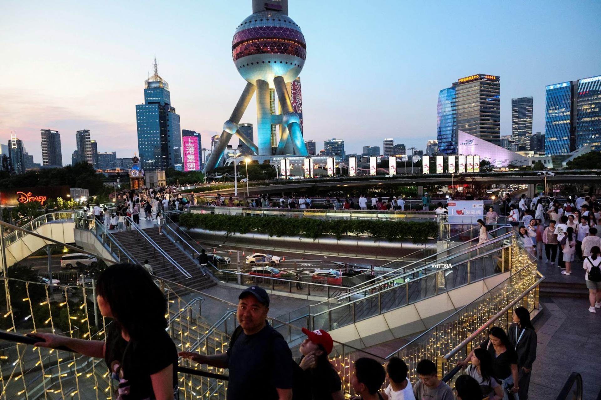 Shanghai’s financial district