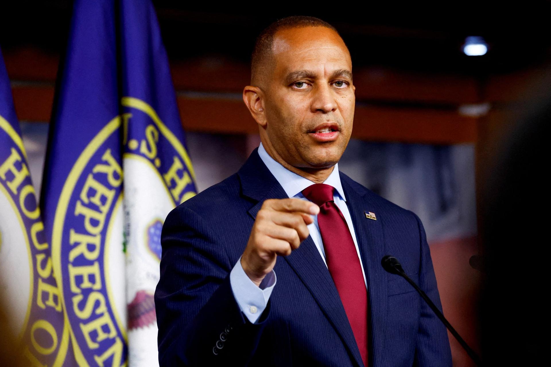 House Democratic leader Rep. Hakeem Jefferies, D-N.Y.