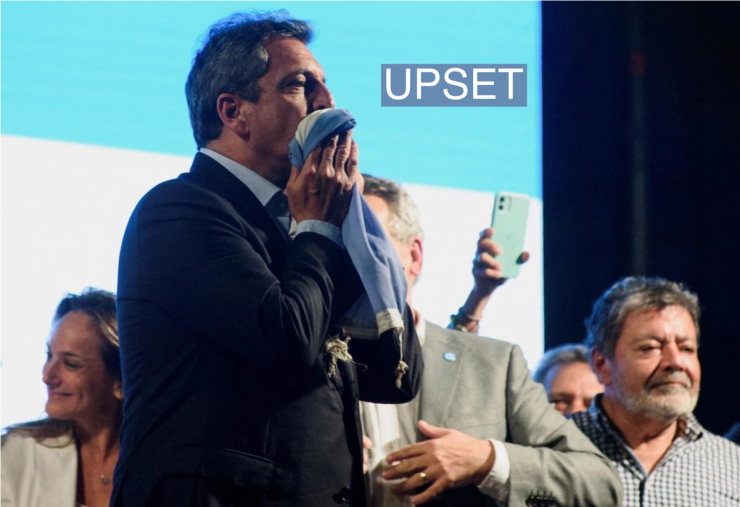 Argentina’s presidential candidate Sergio Massa reacts to the results of the presidential election, in Buenos Aires, Argentina October 22, 2023. REUTERS/Martin Cossarini