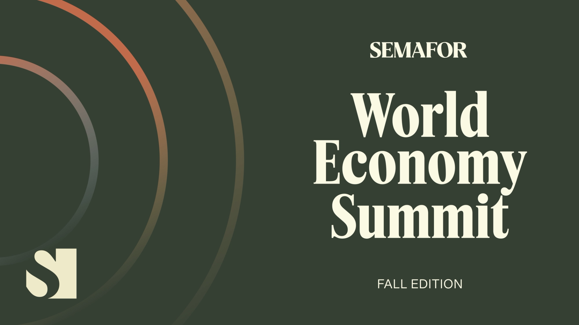 Semafor World Economy Summit: Fall Edition