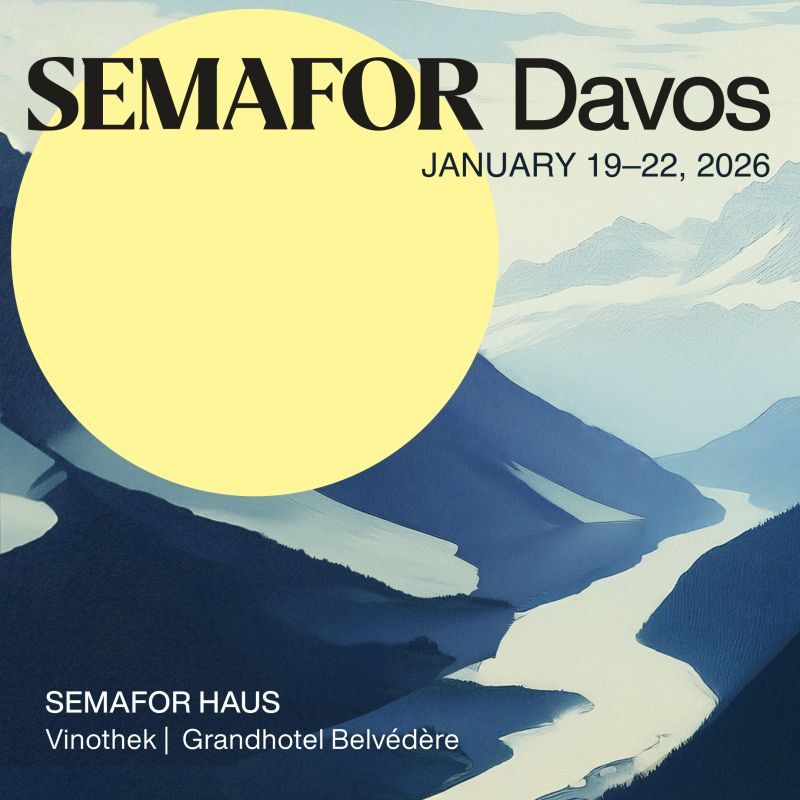 Semafor Davos graphic.