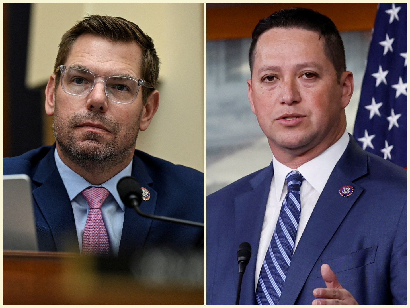 Eric Swalwell and Tony Gonzales