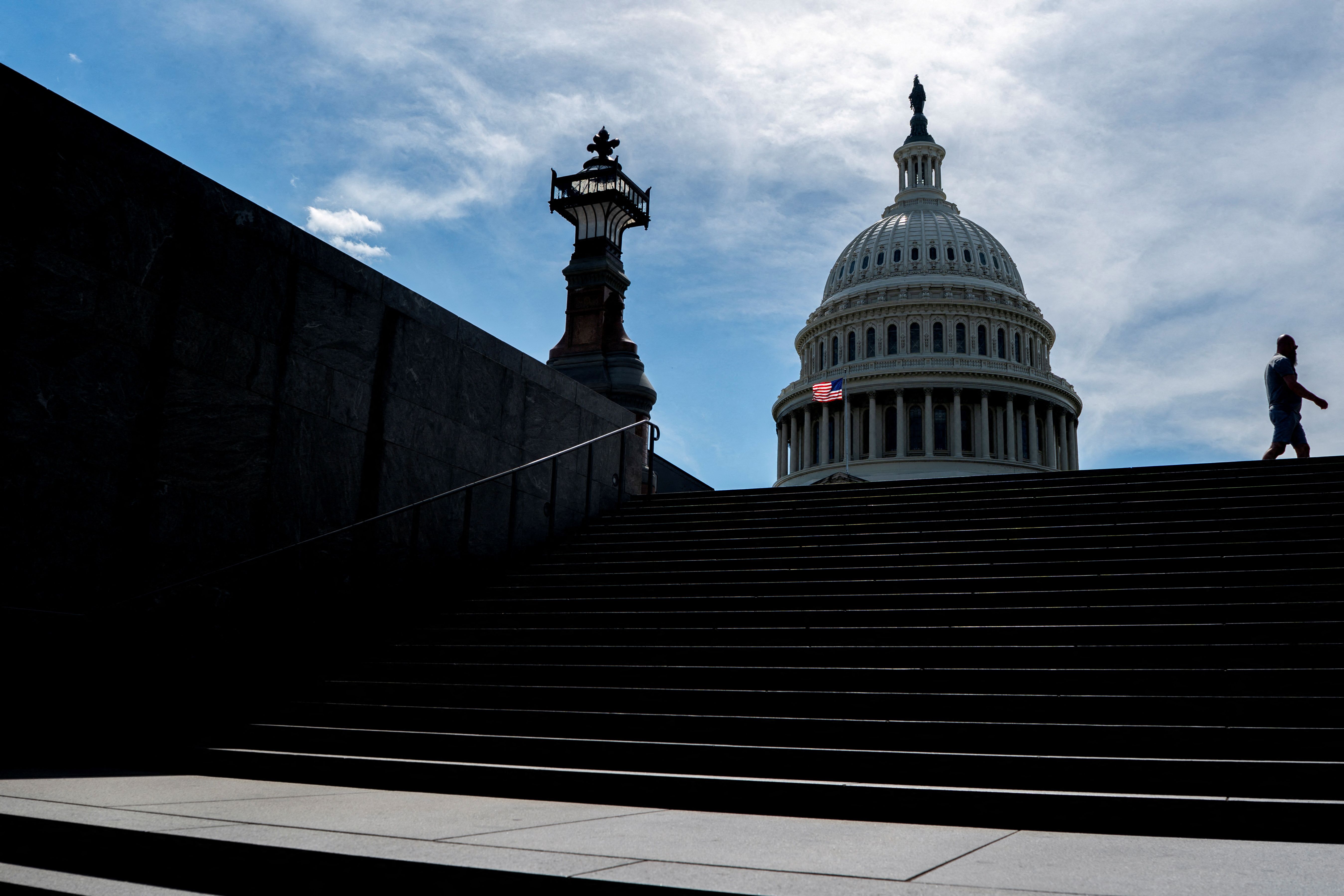 The US Capitol. 