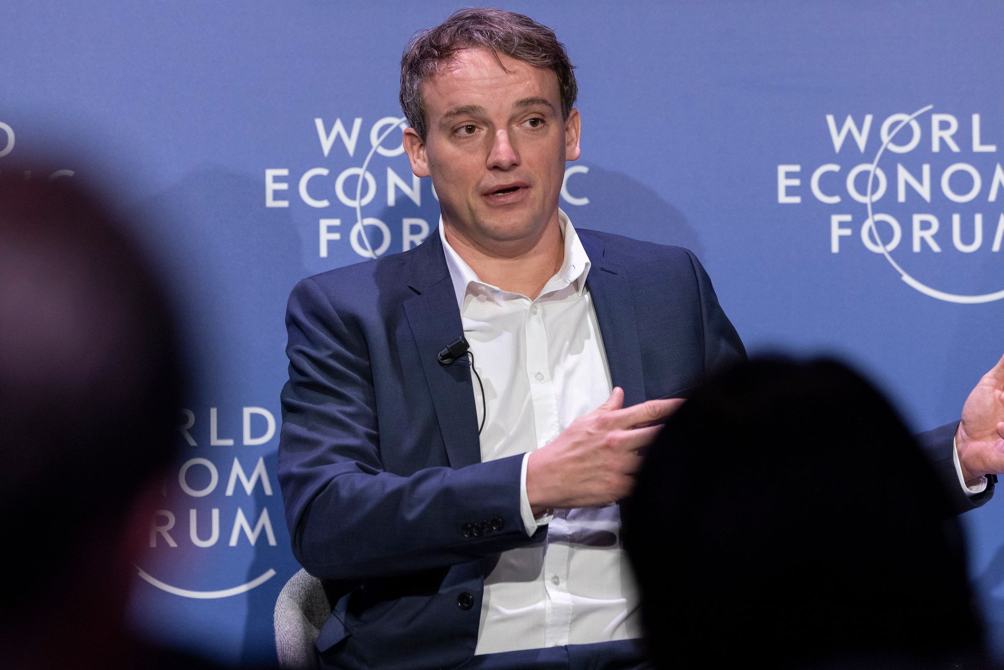 Christian Klein, Chief Executive Officer, SAP, Germany speakingat the World Economic Forum in 2023.