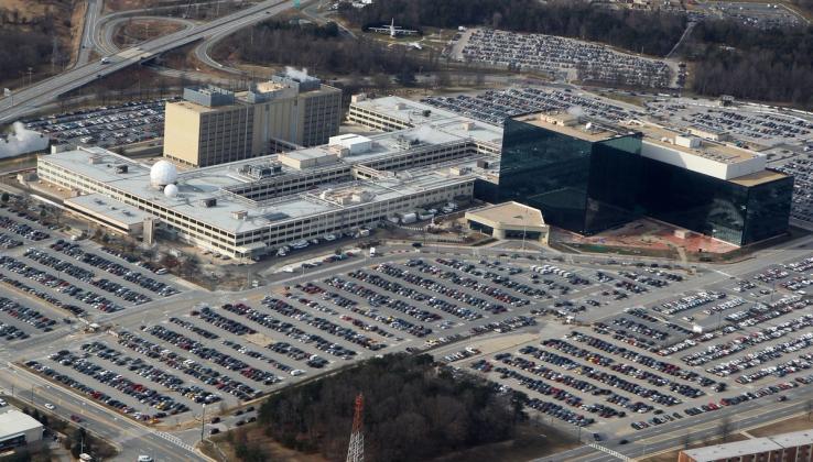 The NSA headquarters.