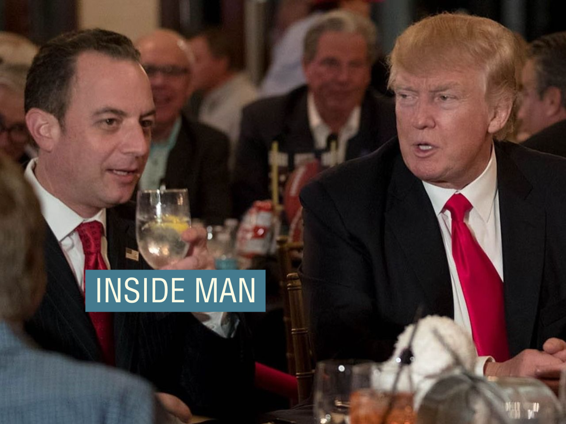 Reince Priebus and Donald Trump in 2017