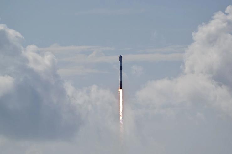 A SpaceX rocket