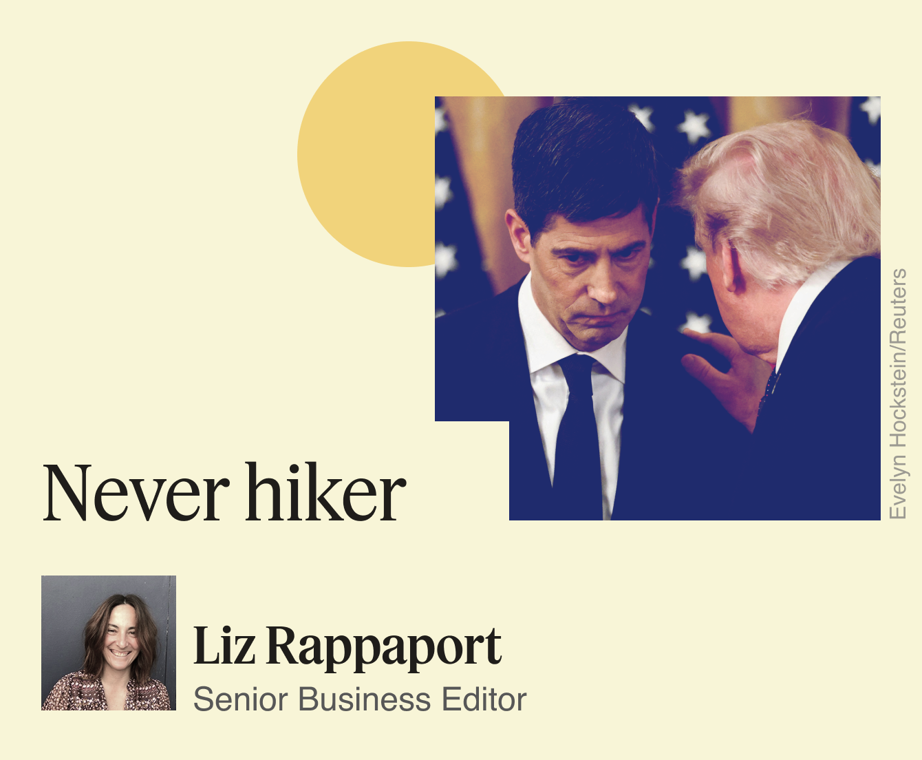Never hiker.