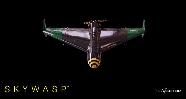 The SKYWASP one-way long range attack drone, which is capable of hitting targets up to 1,500 kilometers away.