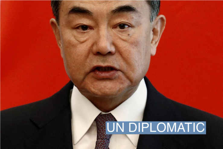 Chinese Foreign Minister Wang Yi attends a news conference with Cuban Foreign Minister Bruno Rodriguez (not pictured) at Diaoyutai state guesthouse in Beijing, China May 29, 2019. REUTERS/Florence Lo/File Photo