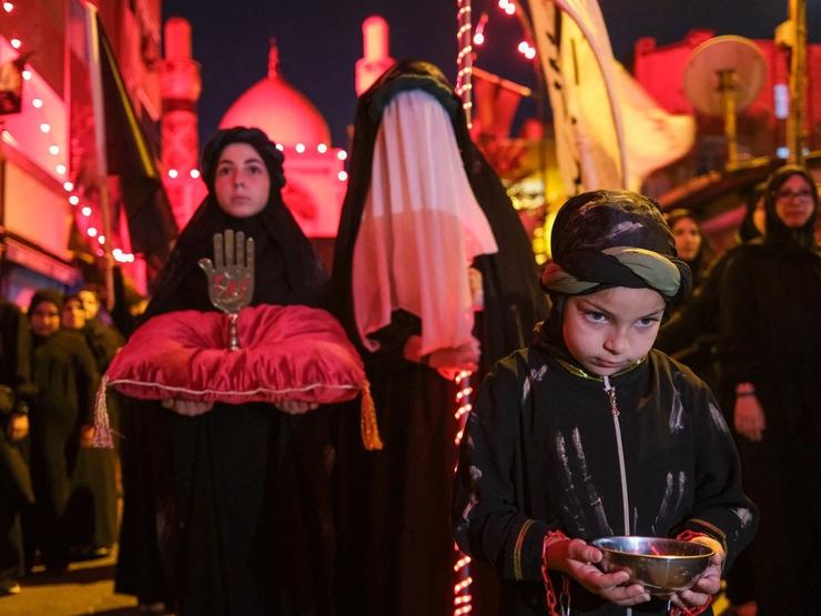 Shi’ite Muslims attend Tasoua, a mourning ritual ahead of Ashura, in Istanbul, Turkey, June 24, 2026.