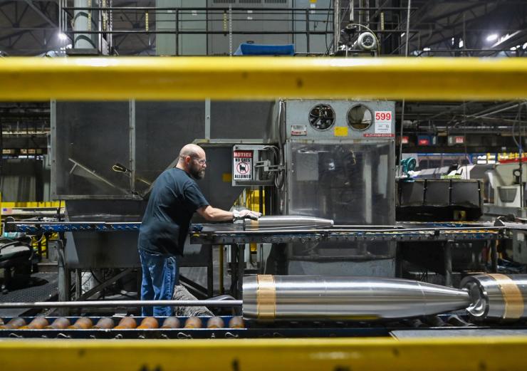 An employee at General Dynamics Scranton.