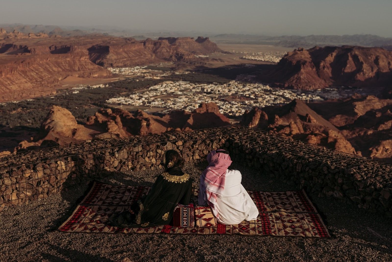 Photo of a couple at Harrat Viewpoint, Al Ula