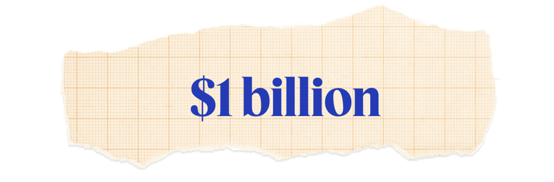 $1 billion.