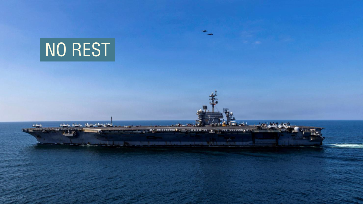 US Navy Nimitz-class aircraft carrier USS Abraham Lincoln underway during Operation Epic Fury on March 3, 2026