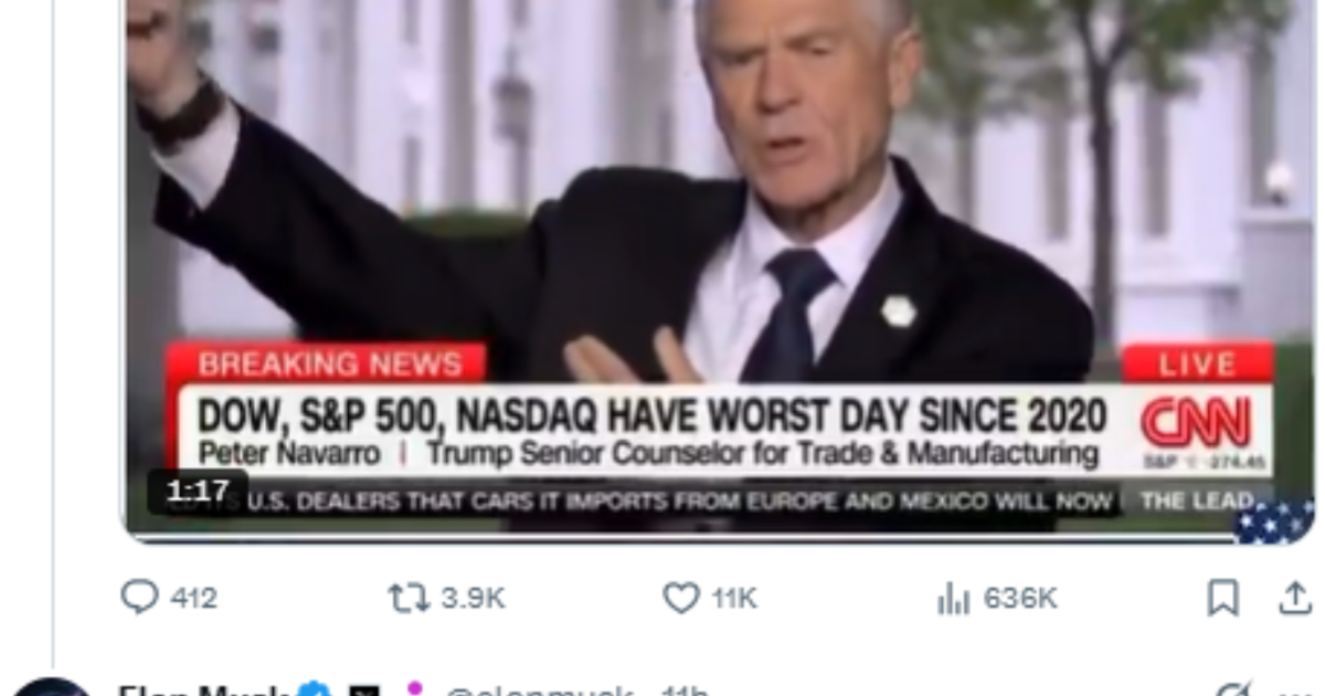 “A battle Elon won’t win”: Musk takes on Trump’s trade guru Peter Navarro - Semafor