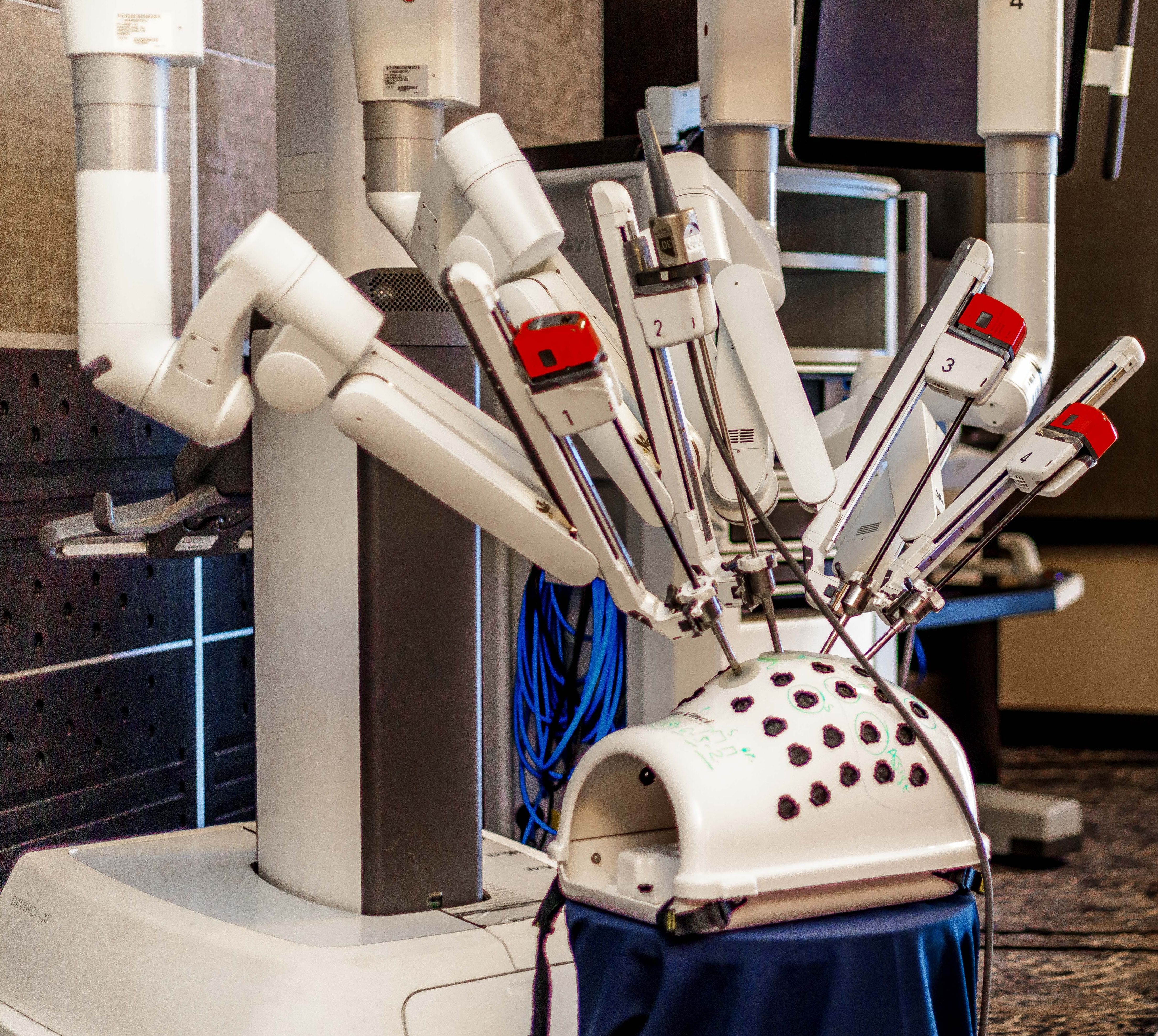 A da Vinci surgical robot.